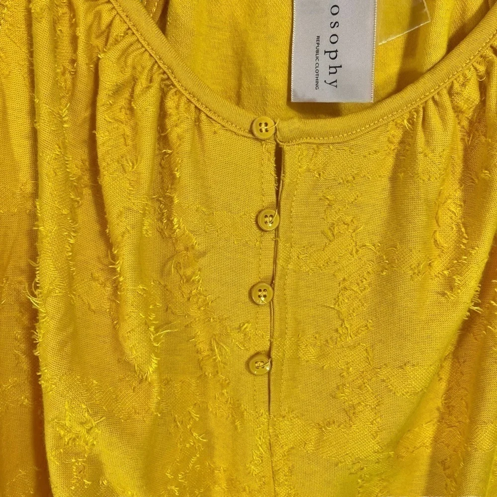 Philosophy Flowy Textured Tank NWT